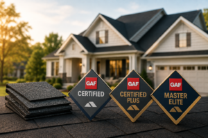 GAF Certified vs Certified Plus vs Master Elite - What Each Tier Actually Unlocks | Oak Tree Roofing