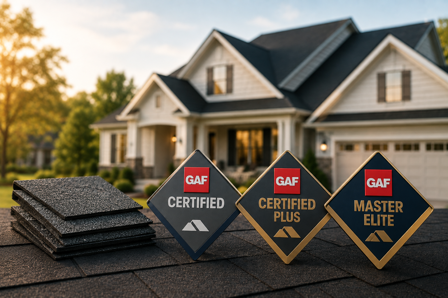 GAF Certified vs Certified Plus vs Master Elite - What Each Tier Actually Unlocks | Oak Tree Roofing
